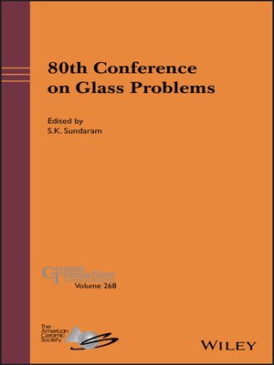 cover image of 80th Conference on Glass Problems